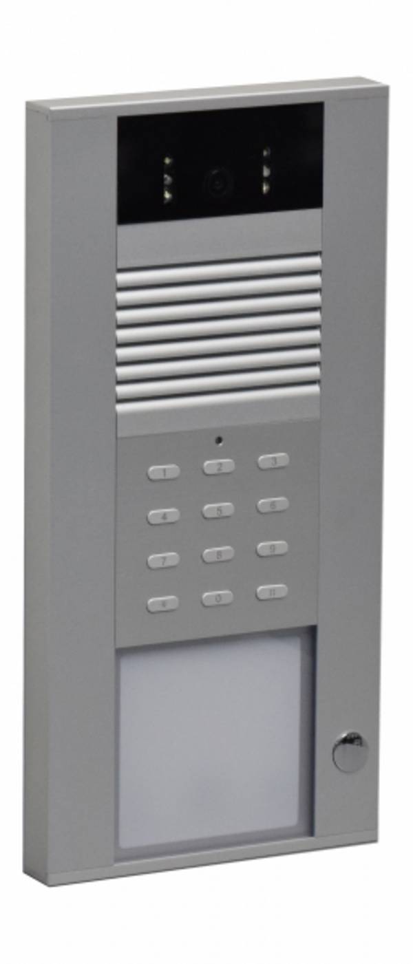 WANTEC Monolith B IP T4C - Silber - Aluminium - Tasten - Senkrecht - 10,100 Mbit