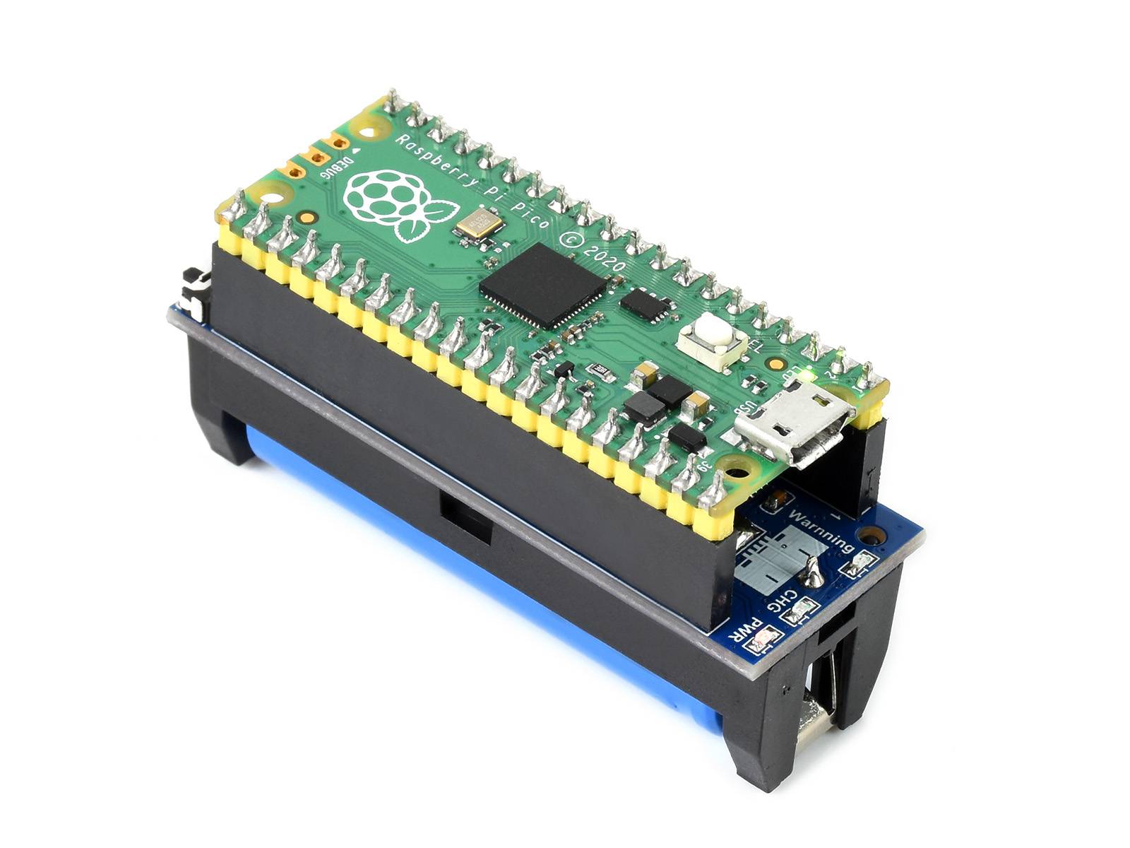 WaveShare UPS Module for Raspberry Pi Pico, Uninterruptible Power Supply-1