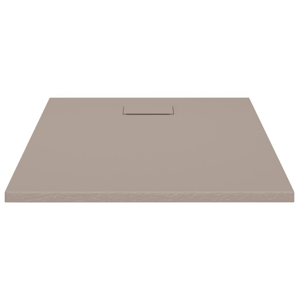vidaXL Duschwanne SMC Braun 100x80 cm-3