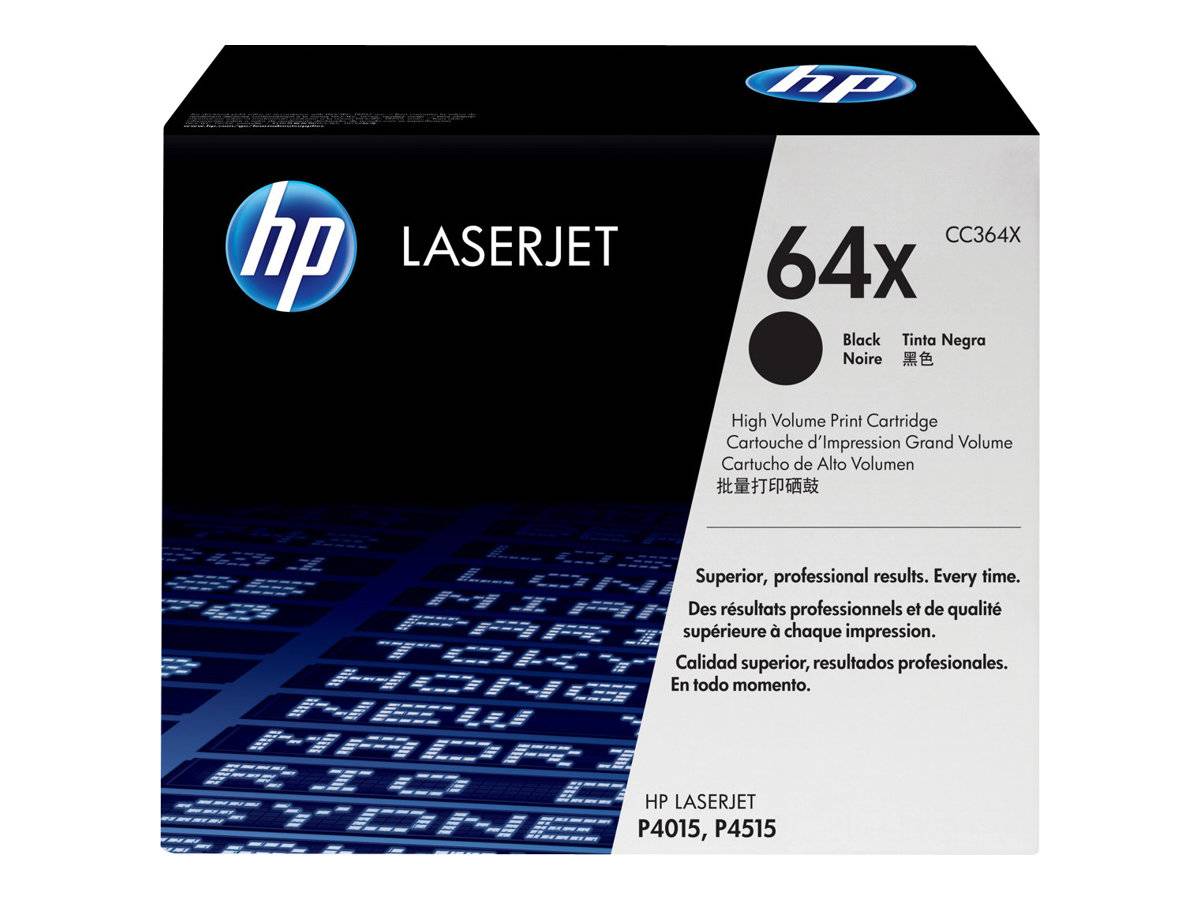 HP 64X - Hohe Ergiebigkeit - Schwarz - original - LaserJet - Tonerpatrone (CC364X)-1