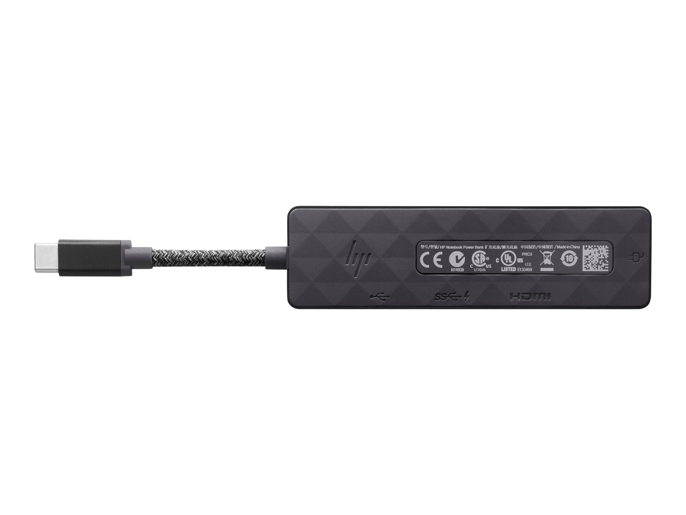 HP Envy USB-C Hub - Hub - 1 x SuperSpeed USB 3.0 + 1 x HDMI + 1 x USB 2.0 + 1 x USB-C-1