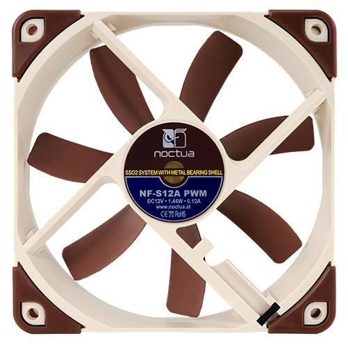Noctua NF-S12A PWM - Gehäuselüfter - 120 mm-4