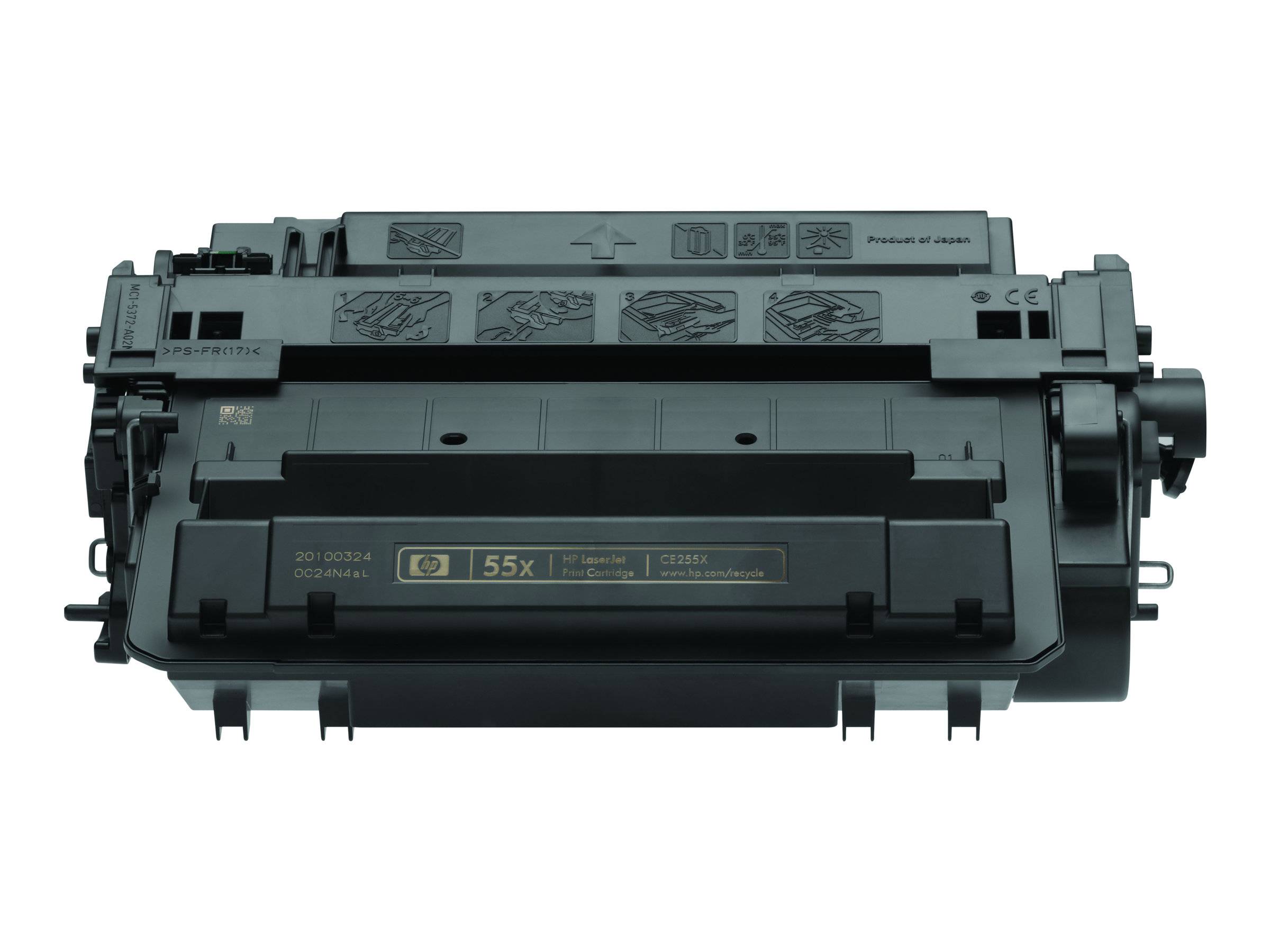 HP Toner CE255X 55X 12.500Seiten schwarz-1