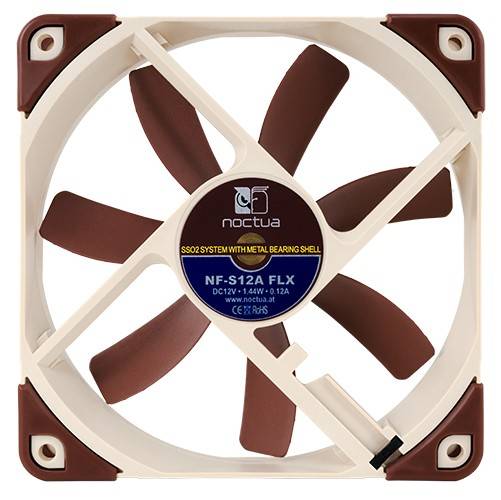 Noctua NF-S12A FLX - Gehäuselüfter - 120 mm-4