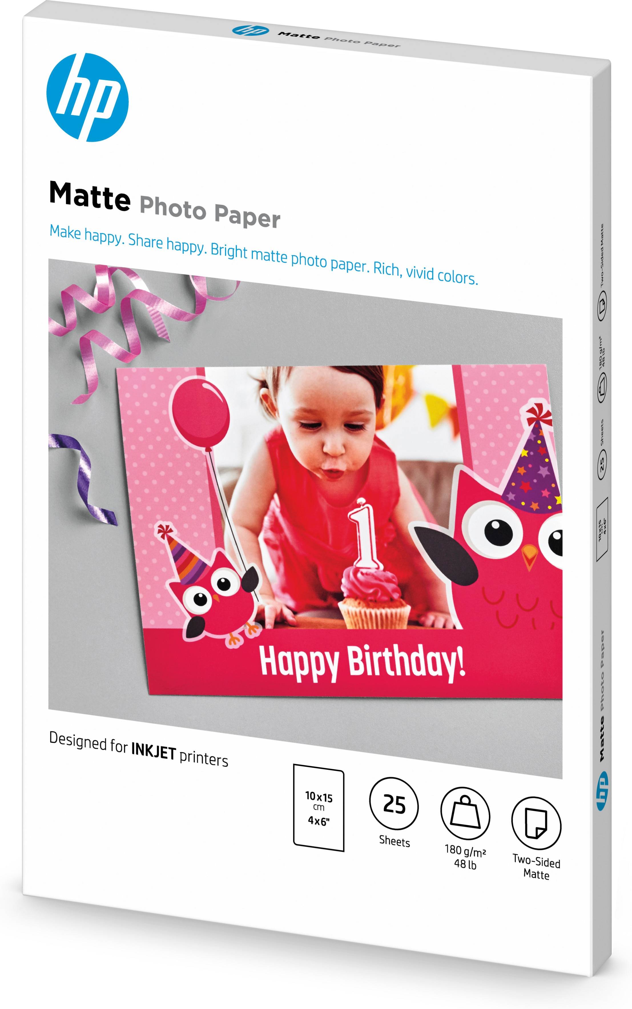 HP - Matt - 8,8 mil - 100 x 150 mm - 180 g/m²-1
