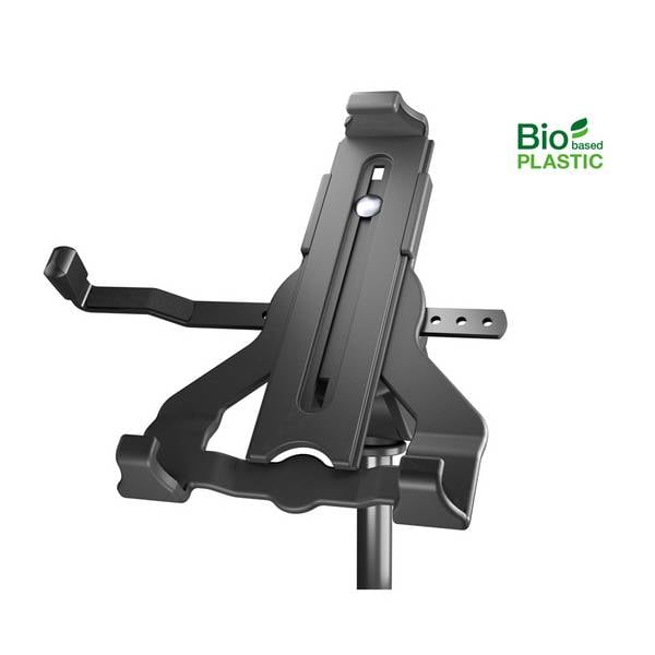 KOENIG & MEYER Tablet-PC-Stativhalter "Biobased" (Klemmbereich 158 - 280mm | 3/8" & 5/8" Gewinde | 360° drehbar) - in