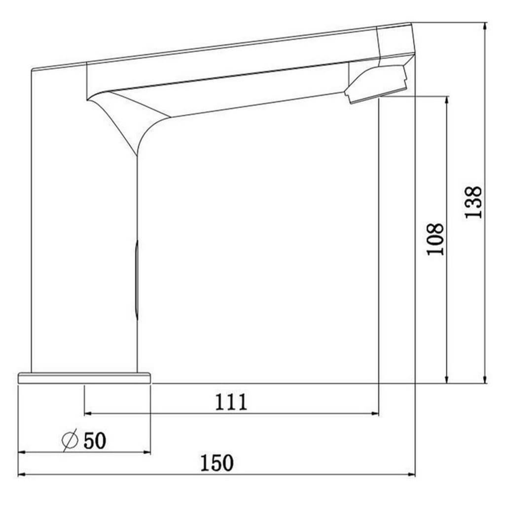 SCHÜTTE Sensor-Waschtischarmatur VITAL Chrom-2