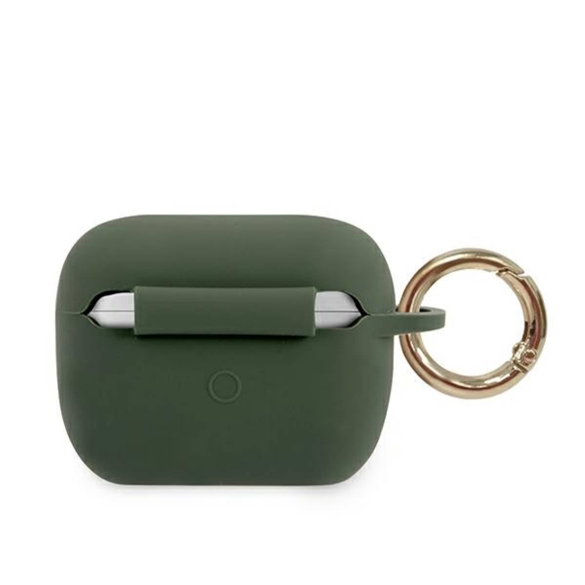Guess Apple Airpods Pro Cover Khaki Triangle Logo Schutzhülle Tasche Case Etui-1
