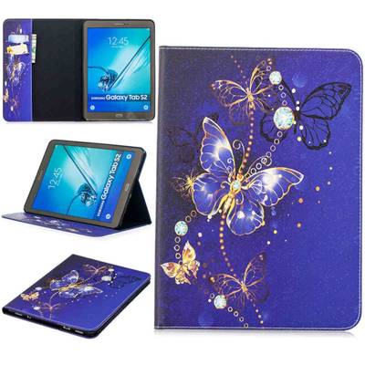 Für Samsung Galaxy Tab S5e T720F T725F Motiv 33 Tasche Kunst Leder Hülle Etuis