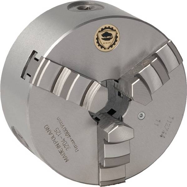 Drehfutter DIN 6350 D.125mm Guss 3-Backen BISON