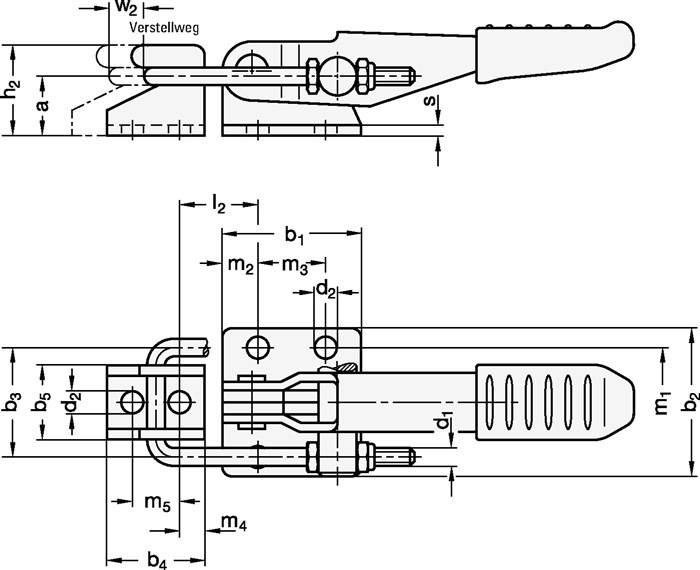 Verschluss-Spanner GN 851 STA Haltekraft FH 3200 N GANTER-6