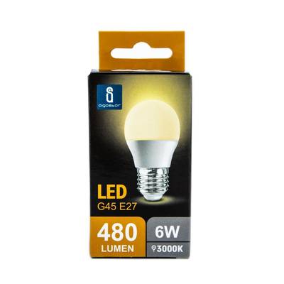 LED Leuchtmittel, E27, 6 W, 480 lm, 3000 K