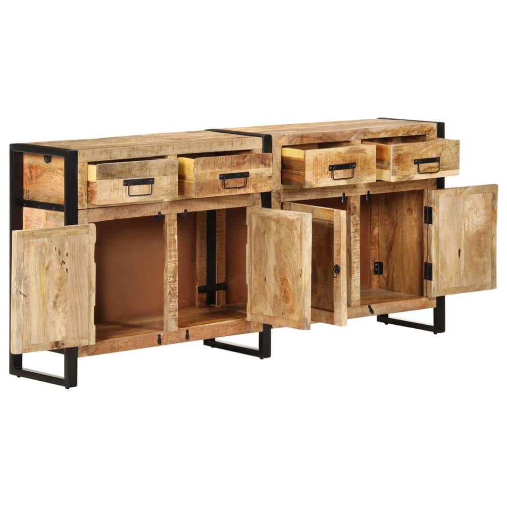 vidaXL Sideboard 172x35x80 cm Mango Massivholz-1