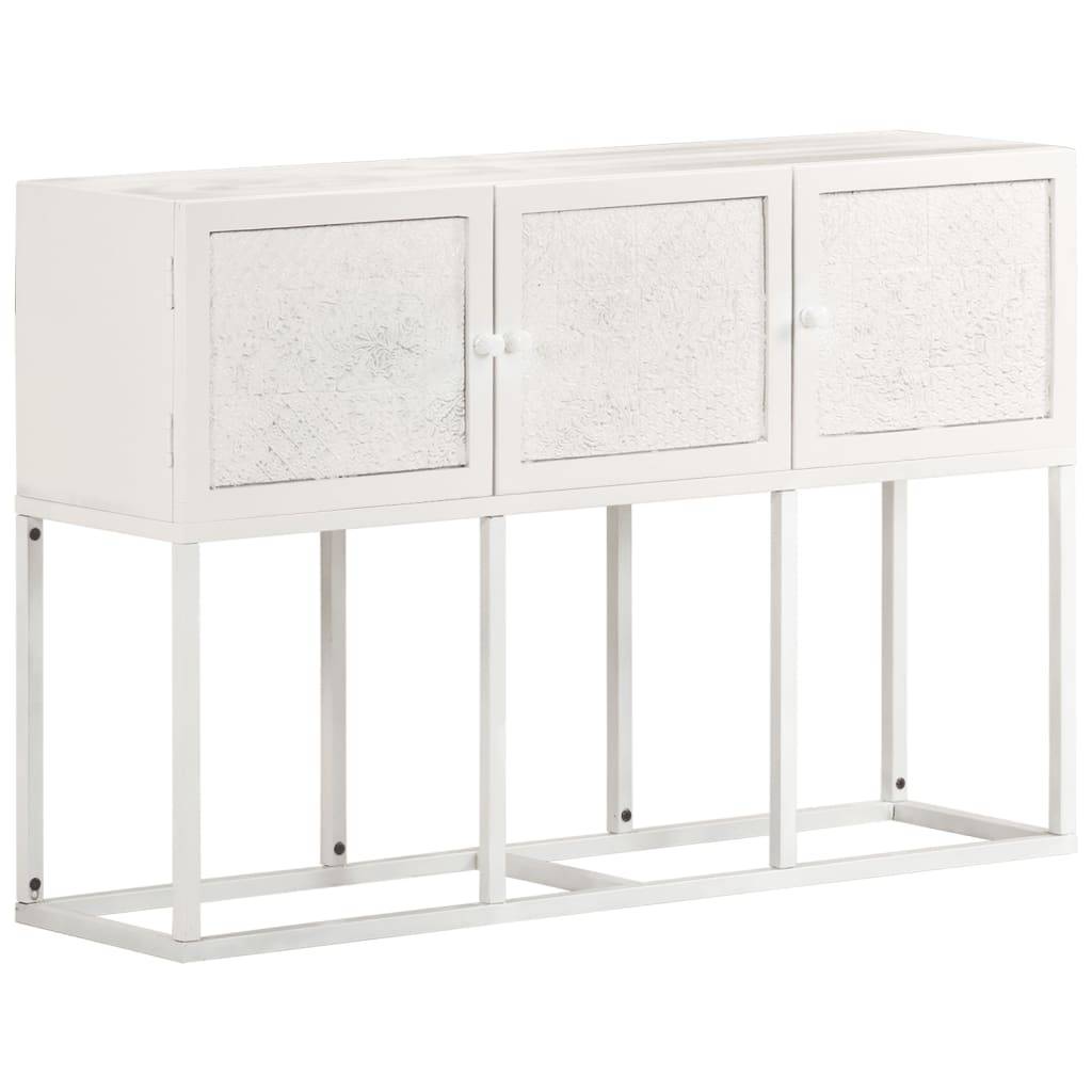 vidaXL Sideboard 115x30x76 cm Mango Massivholz-0