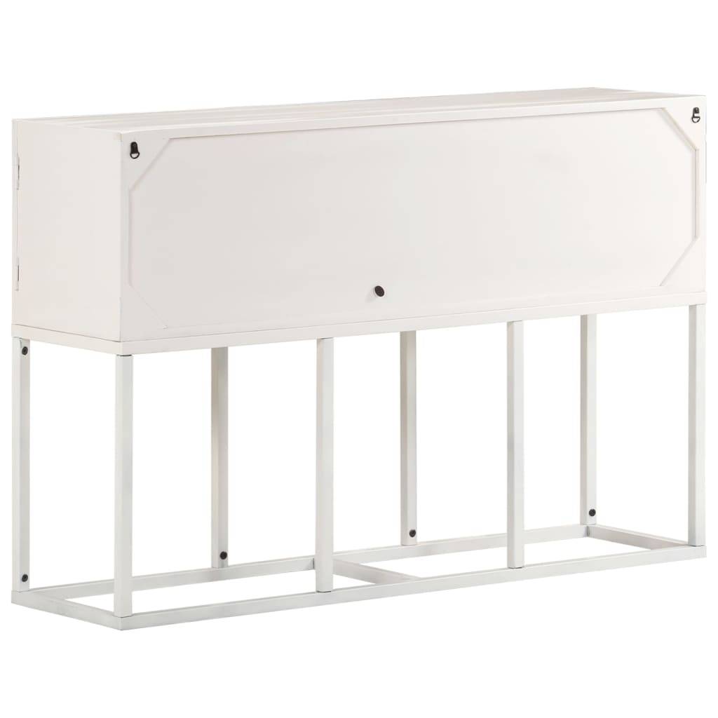 vidaXL Sideboard 115x30x76 cm Mango Massivholz-2