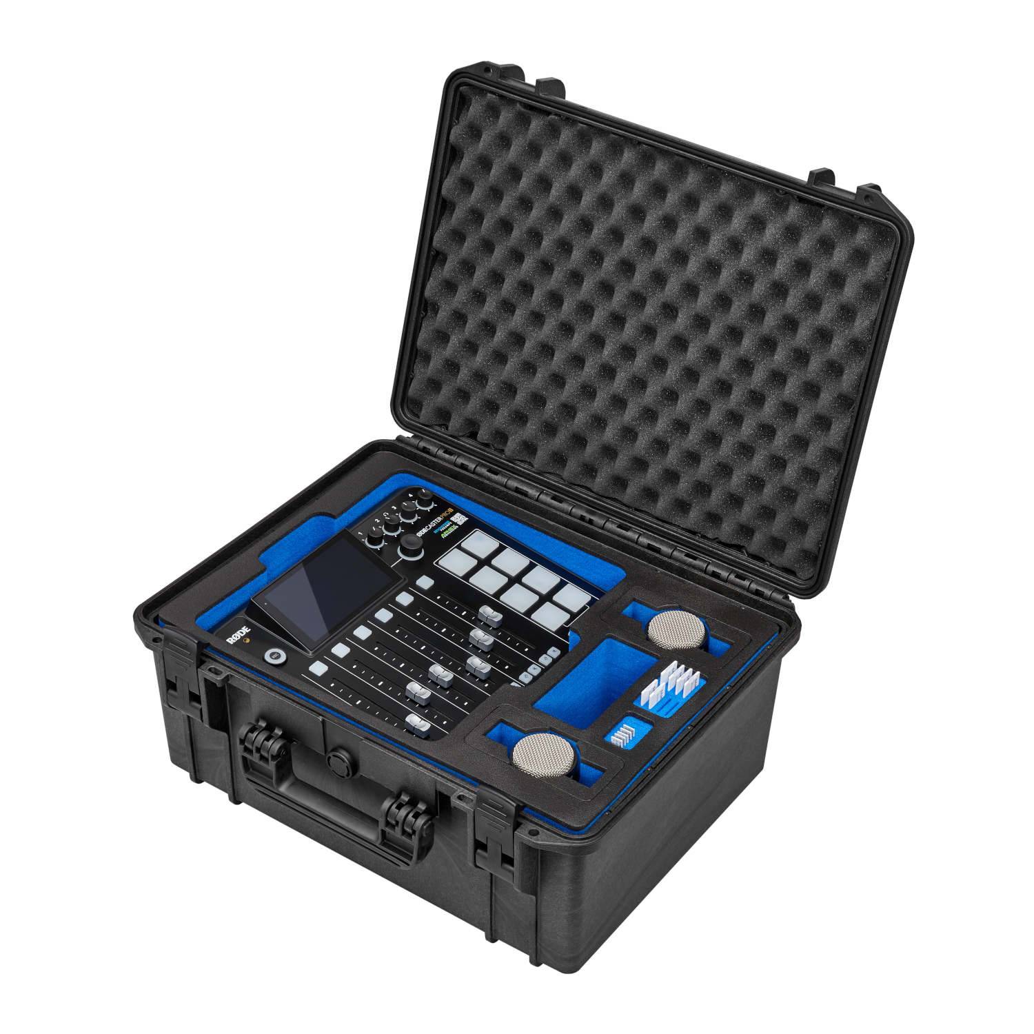 TOMcase Profi Podcast Koffer passend für RODEcaster Pro II-1