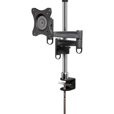 Goobay 63497 Monitorhalterung FLEX zur Tischmontage 33 cm (13") - 81 cm (32") VESA Monitorarm schwenkbar neigbar 15 kg