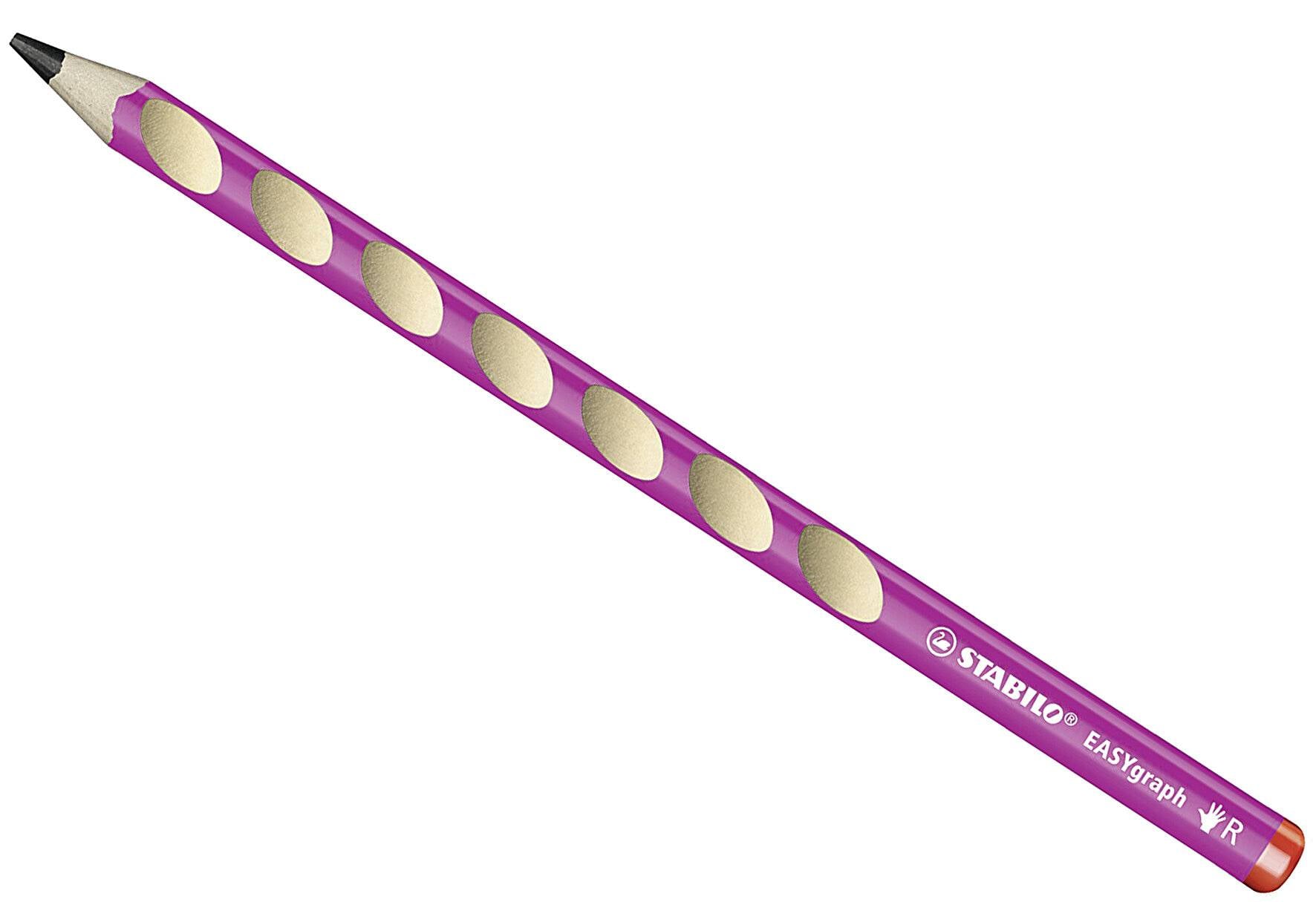STABILO Schreiblernbleistift EASYgraph, Härtegrad: HB, pink (55500151)-3