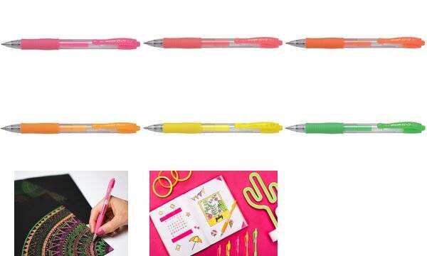 PILOT Gelschreiber G2 07 Neon, neonpink (5045381)