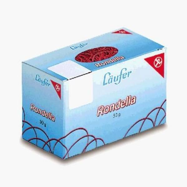 Läufer Gummiringe RONDELLA im Karton, rot, 100 mm, 50 g (5050339)