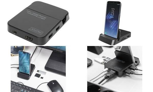 DIGITUS - USB-C Smartphone Docking Station, 7-Port-21