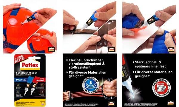 Pattex Sekundenkleber Ultra Gel + 3 g Flüssig gratis-1