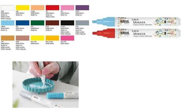 KREUL Lackmarker "Gloss Paint Marker", medium, rot-1