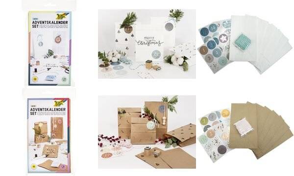 folia Adventskalender "Papiertüten blanko", weiß (57906208)