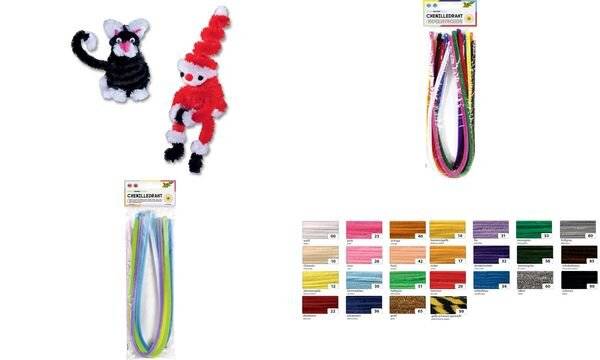 folia Chenilledraht (Pfeifenputzer), weiß (57905297)