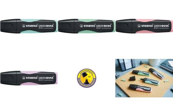 STABILO Textmarker GREEN BOSS 6070/113 2-5mm pastell türkis-4