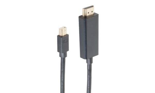 Mini DP 1.4 Kabel, mDP-HDMI, 4K60Hz, 1,0m-1