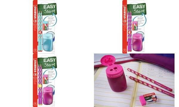 Dreikant-Bleistift Easygraph S Schul-Set blau-1