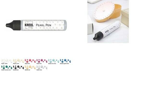 KREUL Effektfarbe Pearl Pen, saphirblau, 29 ml (57602537)-0