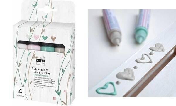 KREUL Pluster & Liner Pen, 4er Set Chalky Moments (57602551)-0