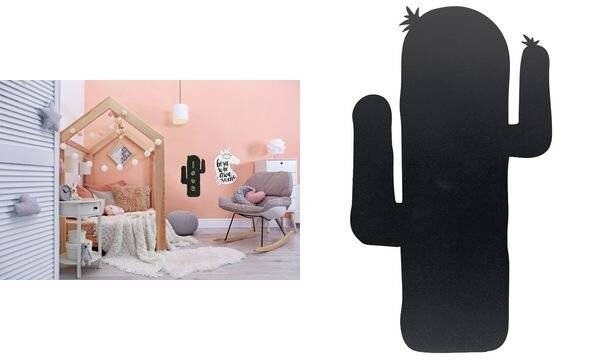 Securit Kreidetafel SILHOUETTE "CACTUS", schwarz-1