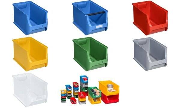 ALLIT - Sichtlagerkasten ProfiPlus Box 4H aus PP grau 71510409