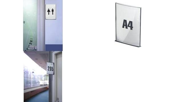 PAPERFLOW Beschilderungssystem "Cinatur", DIN A4, alu-grau (74600090)