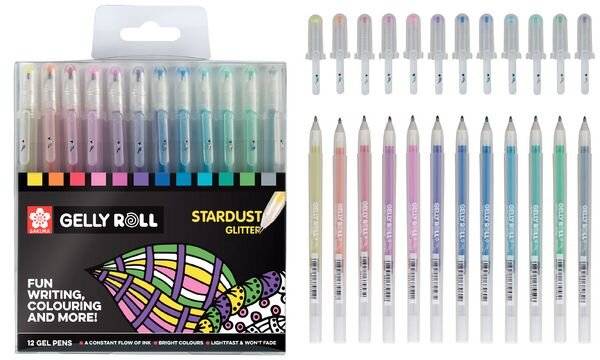 SAKURA Gel-Tintenroller Gelly Roll Stardust, 12er Etui (8012204)