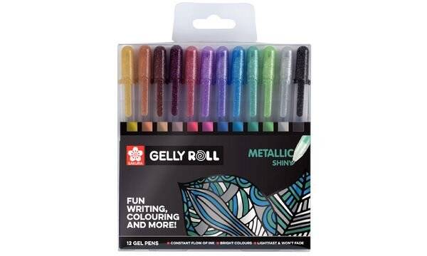 SAKURA Gel-Tintenroller Gelly Roll Metallic, 12er Etui (8012209)