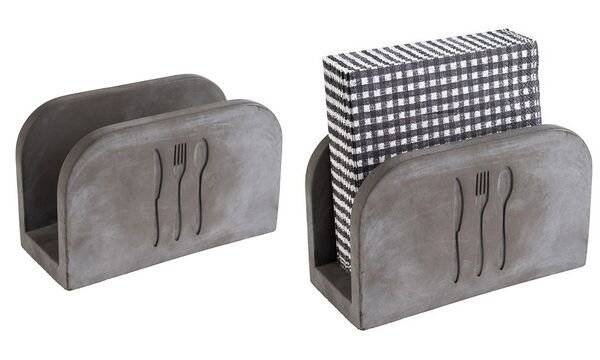 APS Serviettenhalter ELEMENT, Beton, grau (6450396)-1