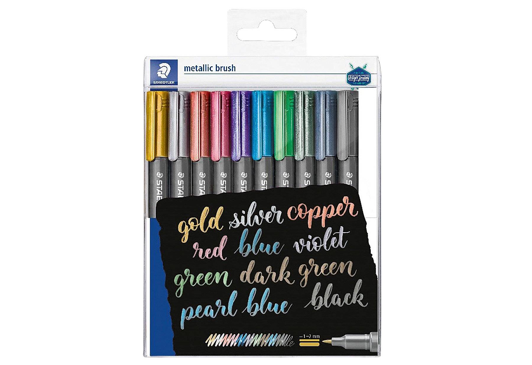 STAEDTLER Pinselstift metallic brush, 10er Etui (57890692)-1