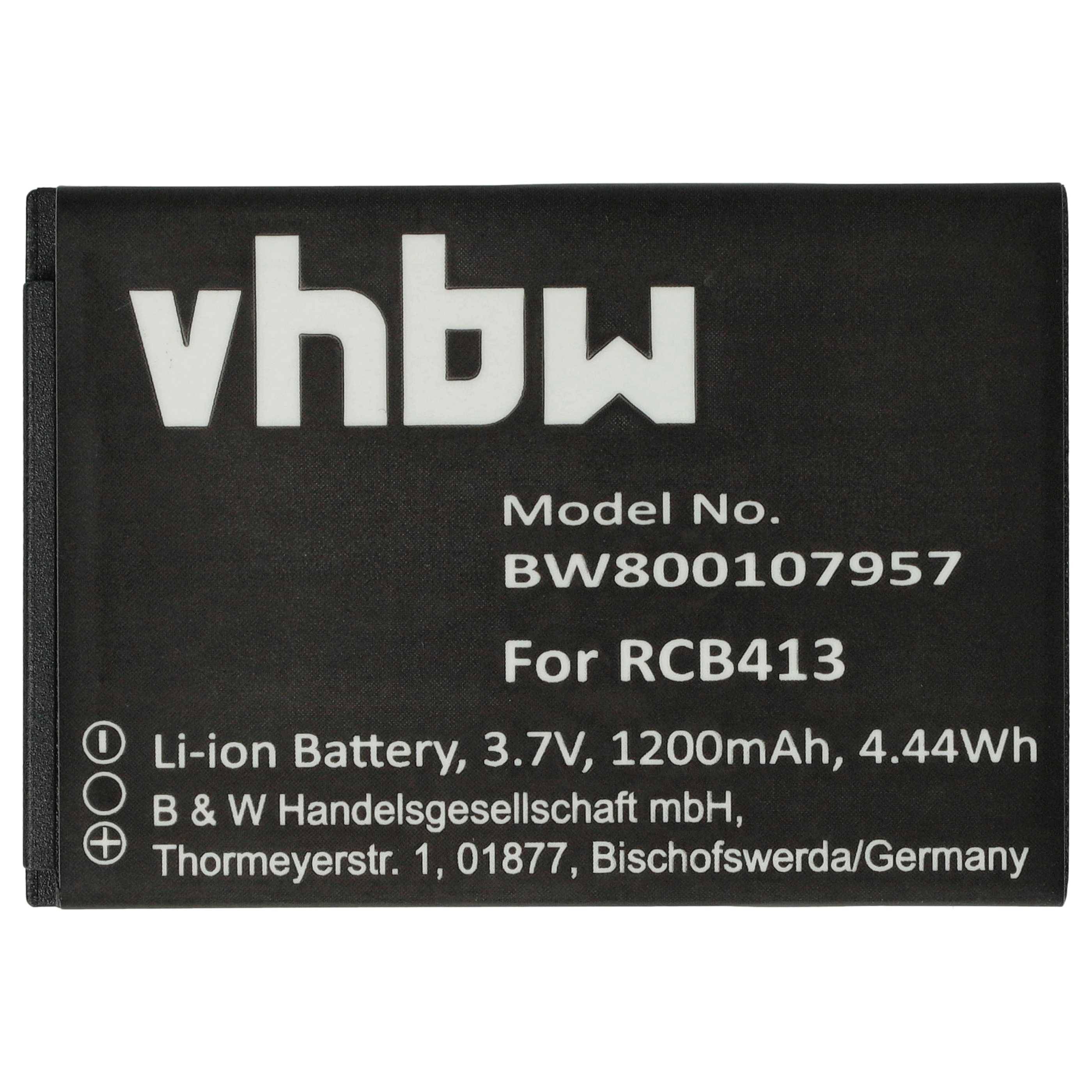 vhbw Akku kompatibel mit Doro Primo 414 | 406 Handy Smartphone Telefon (1200 mAh, 3,7 V, Li-Ion)-3