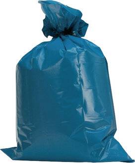 Kunststoffsack 120l 60µm blau 700x1100mm gerollt 250St./VE-1