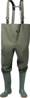Wathose Gr.40 olivgrün PVC auf Polyester-Trägergewebe-3
