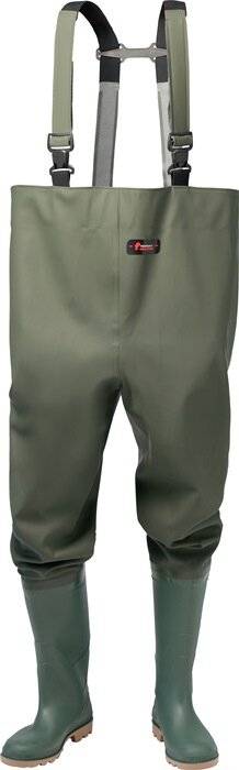 Wathose Gr.40 olivgrün PVC auf Polyester-Trägergewebe-5