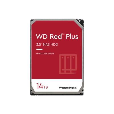 WD Red Plus NAS Hard Drive WD140EFFX - Festplatte - 14 TB - intern - 3.5 (8.9 cm) - SATA 6Gb/s