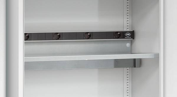 Elektro-Einlegeboden,f. Akkuladeschrank,BxT 930x500mm,Tragl. 70kg,Stahl verzinkt