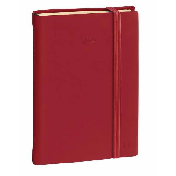Buchkalender Minister Prestige 16x24cm Silk bordeaux 2027-0
