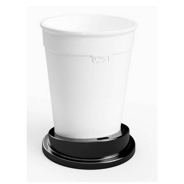 emissimo Coffee to go Mehrweg Becher weiß 0,25l - 320ml (ohne Deckel, optional verfügbar)
