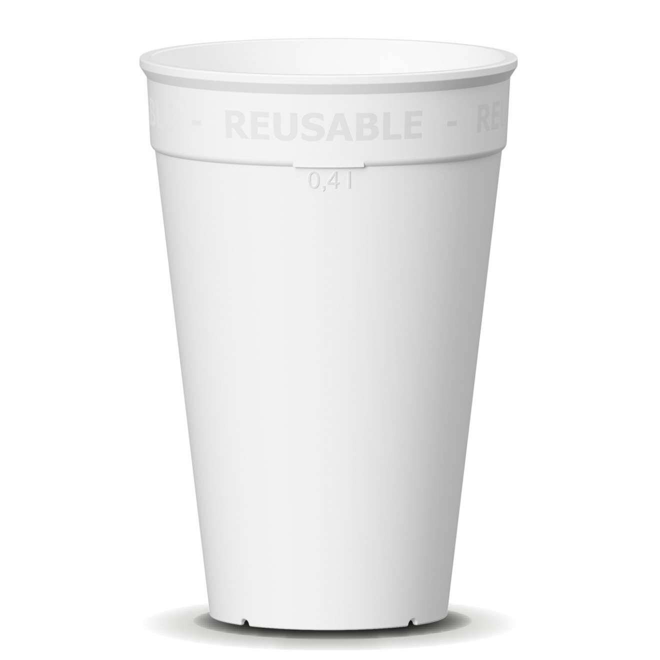 emissimo Coffee to go Mehrweg Becher weiß 0,5l - 611ml-0